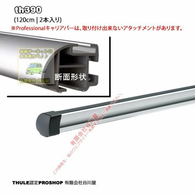 キャリアバー THULE プロフェッショナルキャリアバー th390(プロフェッショナル専用