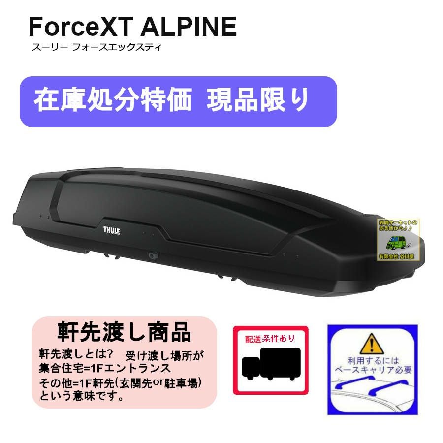 THULE ForceXT ALPINE ブラックエアロスキン