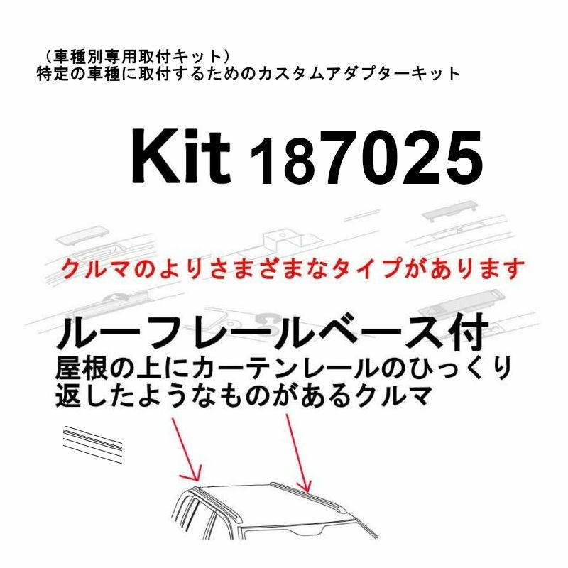 欠品中 THULE KIT187025 ( KIT7025 ) Fit Kits /スーリー正規品 車種別