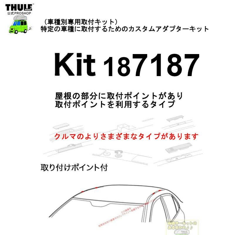 入荷時期未定分 THULE KIT187187 ( KIT7187 ) Fit Kits /スーリー正規