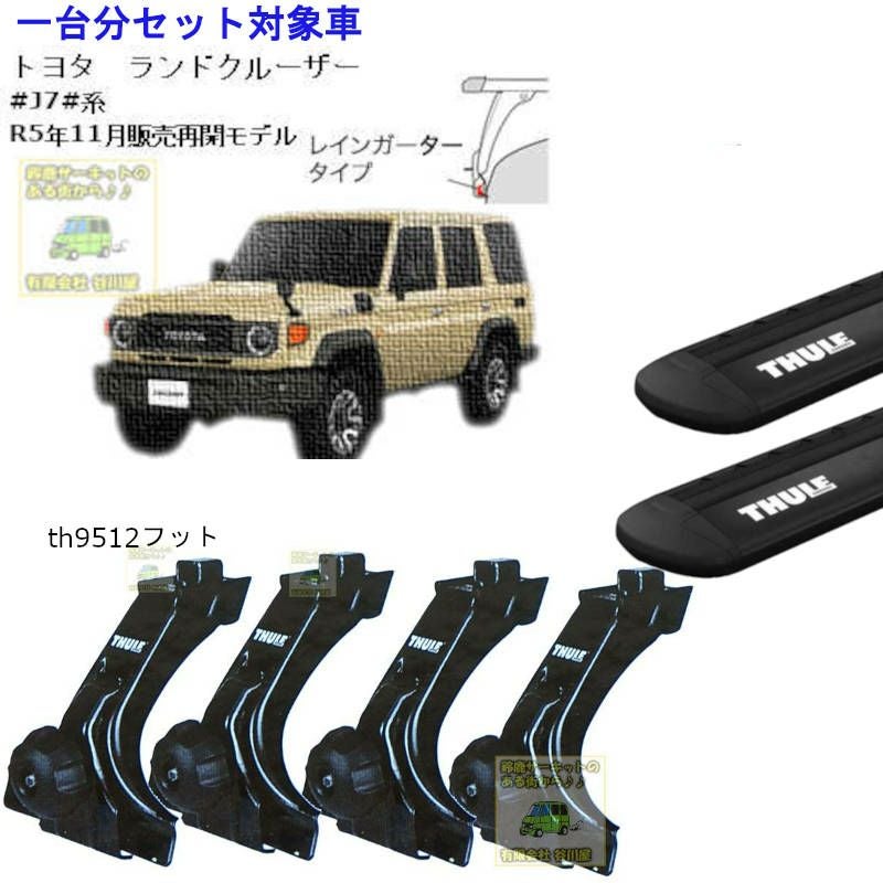 トヨタ】 THULE スーリー ベースキャリア車種専用SET販売 | 谷川屋